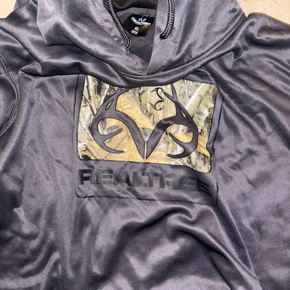 Rogue Dark grey Hoodie with Camo Detail